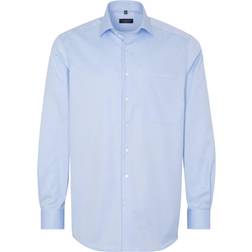 Eterna Comfort Fit Cover Shirt - Bleu Clair