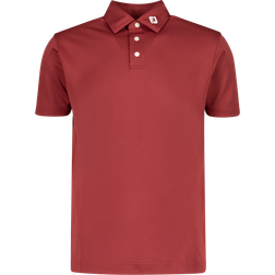 FootJoy Stretch Pique Solid Polo - Maroon