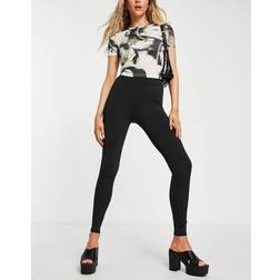 Urban Classics High Waist Leggings - Schwarz