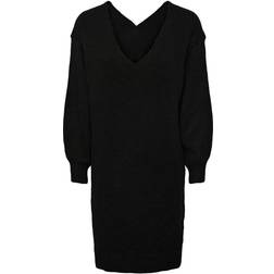 Noisy May Abito Lungo Di Timmy Knit Dress - Donna - Nero