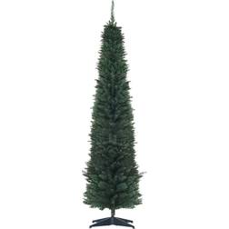 Homcom 7' Artificial Pencil Slim Xmas Christmas Tree 84"
