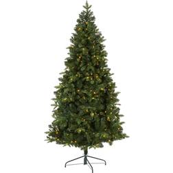 Nearly Natural 7’ Pre-Lit Grand Teton Green Christmas Tree 213.4cm