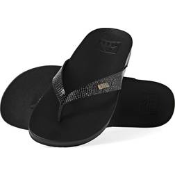Reef Cushion Court Sandals - Black/Natural