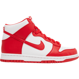 NIKE Dunk High GS - White/University Red