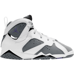 NIKE Jordan 7 Retro PS - White/Flint Grey/Varsity Purple