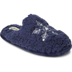 Dearfoams Dam Shay Presentabel Semestertema Nyhet Scuff Toffel - Ren