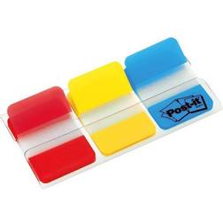 3M Post-it File Tabs 66pk Red/Yellow/Blue