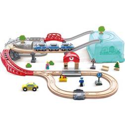 Hape City Train Bucket Set