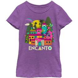 Fifth Sun Girl's Encanto Casa Magic Graphic Tee - Purple Berry