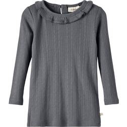 Lil'Atelier bluse støvet Quiet shad