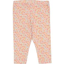 Wheat leggings baby blomster/rosa/brun/blå