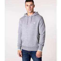 Fred Perry Core Overhead Hoodie - Grey