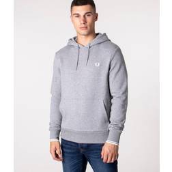 Fred Perry Tipped Hooded Steel Marl - Grey