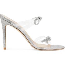 Stuart Weitzman Crystal Bow Sandals Clear/Crystal