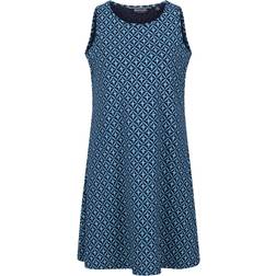 Regatta Womens/Ladies Kaimana Tile Swing Dress (Navy) Cotton