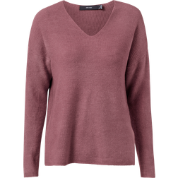 Vero Moda Tröja vmCrewlefile LS V-neck Blouse