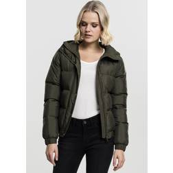 Urban Classics Ladies Hooded Puffer Jacket, Jackor och färg