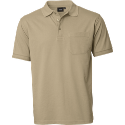 Poloshirt klassisk sand