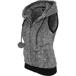 Urban Classics Ladies Melange Teddy Vest Väst Dam