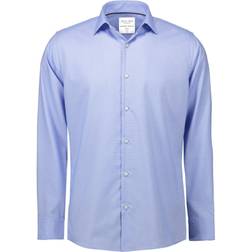 Seven Seas Dobby Royal Oxford skjorta Slim fit, Koksgrå