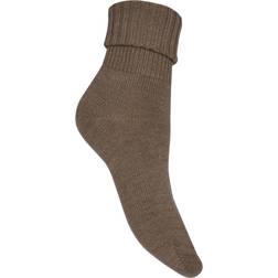 Falke Chaussettes Côtelées En Laine Mélangée - Marron