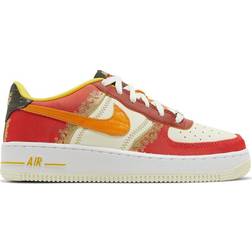 Nike Air Force 1 07 Premium GS - Habanero Red/Coconut Milk/Vivid Sulfur/Light Curry