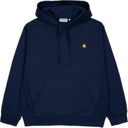 Hooded American Script Sweat Mizar - Blauw