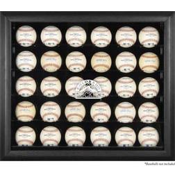 Fanatics Colorado Rockies Logo Black Framed 30-Ball Display Case