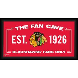 Fanatics Chicago Blackhawks Fan Cave Collage Framed