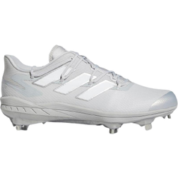 Adidas Adizero Afterburner 8 Cleats M - Team Light Grey/Cloud White/Silver Metallic