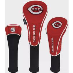 Team Effort Cincinnati Reds Driver Fairway Hybrid Set of Three Headcovers