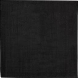 Nourison Essentials Black 84x84"