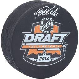 Fanatics Igor Shesterkin New York Rangers Autographed 2014 NHL Draft Logo Hockey Puck