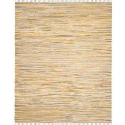 Safavieh Rag Rug Collection Gold, Multicolor 108x144"