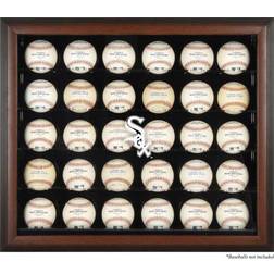 Fanatics Chicago White Sox Logo Brown Framed 30-Ball Display Case