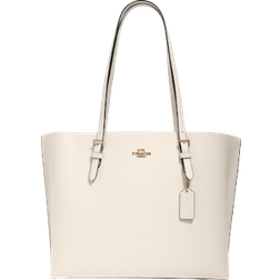 Coach Mollie Tote - Gold/Chalk Light Saddle