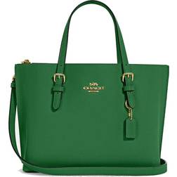 Coach Mollie Tote 25 - Gold/Kelly Green