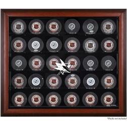 Fanatics San Jose Sharks 30-Puck Mahogany Display Case