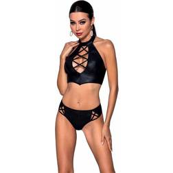 Passion Dessous Set mit Riemchendetails