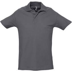 Sol's Men's Spring II Short Sleeve Polo Shirt - Mouse Grey