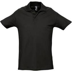 Sol's Men's Spring II Short Sleeve Polo Shirt - Black