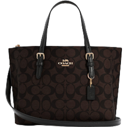 Coach Mollie Tote 25 - Gold/Brown Black