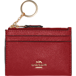 Coach Mini Skinny Id Case - Gold/1941 Red