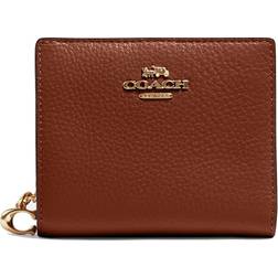 Coach Snap Wallet - Gold/Redwood