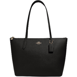 Coach Zip Top Tote - Gold/Black