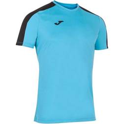 Joma T-shirt Short Sleeve Man Academy III - Fluorescent Turquoise/Navy Blue