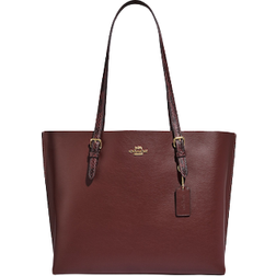 Coach Mollie Tote - Gold/Wine Multi