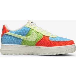 Nike Air Force 1 LV8 Next Nature GS - University Blue/Vivid Green/Team Orange/Citron