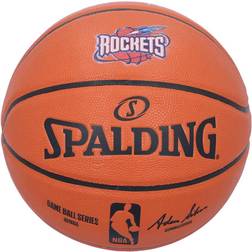 Fanatics Houston Rockets Steve Francis Autographed Spalding Throwback 1996-2003 Team Logo Basketball