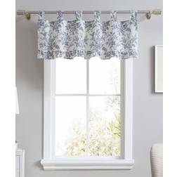 Laura Ashley Annalise Floral Tab Top Window Valance50x20"